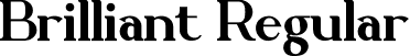 Brilliant Regular font | Brilliant.ttf