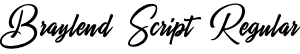 Braylend Script Regular font | Braylend Script.otf