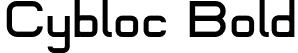 Cybloc Bold font | Cybloc-Bold.otf