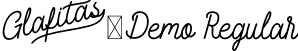 Glafitas-Demo Regular font | Glafitas-Demo.otf