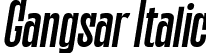 Gangsar Italic font | Gangsar Italic.ttf