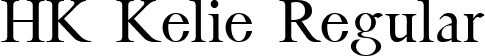 HK Kelie Regular font | HKKelie.ttf