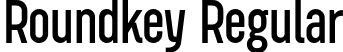 Roundkey Regular font | Roundkey Regular.otf