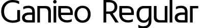 Ganieo Regular font | Ganieo Regular.ttf