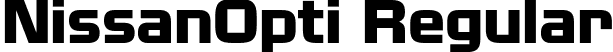 NissanOpti Regular font | NissanOpti.otf