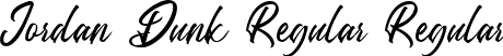 Jordan Dunk Regular Regular font | JordanDunkRegular-gxag3.ttf