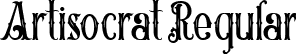 Artisocrat Regular font | Artisocrat Personal Use Only.ttf