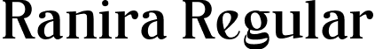 Ranira Regular font | Ranira Regular.otf