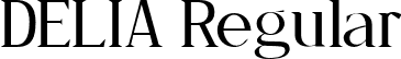 DELIA Regular font | DELIA regular FREE.otf