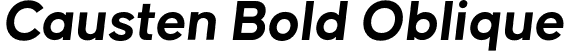 Causten Bold Oblique font | Causten-BoldOblique.otf