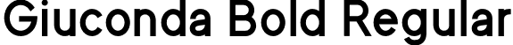 Giuconda Bold Regular font | Giuconda Bold.ttf