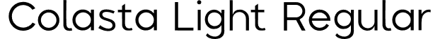 Colasta Light Regular font | Colasta-Light.ttf