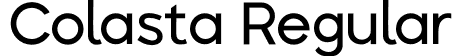 Colasta Regular font | Colasta.otf