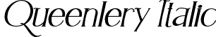 Queenlery Italic font | Queenlery Italic.otf