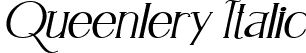 Queenlery Italic font | Queenlery Italic.ttf