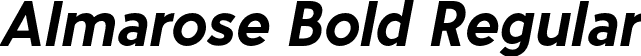 Almarose Bold Regular font | Almarose-BoldItalic.otf