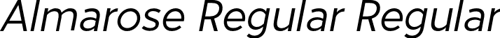 Almarose Regular Regular font | Almarose-RegularItalic.otf