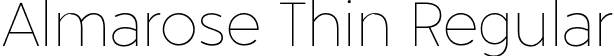 Almarose Thin Regular font | Almarose-Thin.otf