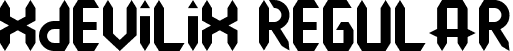 xdevilix Regular font | Xdevilix.ttf