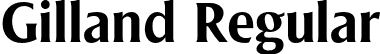 Gilland Regular font | Gilland-Regular.otf