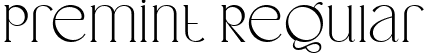 premint Regular font | premint-demo.ttf