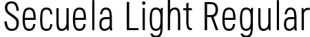 Secuela Light Regular font | Secuela-Light.ttf