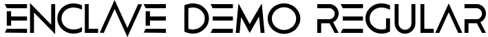 Enclave Demo Regular font | EnclaveDemoRegular.ttf