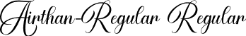 Airthan-Regular Regular font | Airthan-Regular.otf