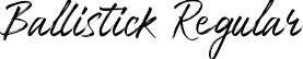 Ballistick Regular font | Ballistick-RpBWV.ttf