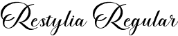 Restylia Regular font | Restylia.otf