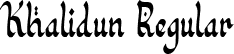 Khalidun Regular font | Khalidun.ttf