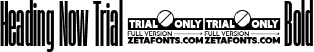 Heading Now Trial 06 Bold font | HeadingNowTrial-06Bold.ttf