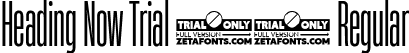 Heading Now Trial 14 Regular font | HeadingNowTrial-14Regular.ttf