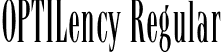 OPTILency Regular font | OPTILency.otf