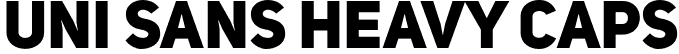 Uni Sans Heavy CAPS font | Uni Sans Heavy.otf