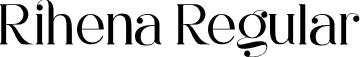 Rihena Regular font | Rihena.otf