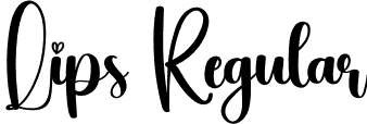 Lips Regular font | Lips.otf