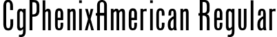 CgPhenixAmerican Regular font | Gotmilk-Font.ttf