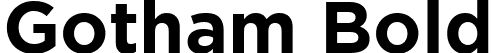 Gotham Bold font | GothamBold.ttf