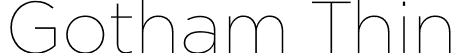 Gotham Thin font | Gotham-Thin.otf