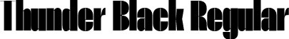 Thunder Black Regular font | Thunder-BlackHC.otf