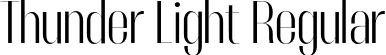 Thunder Light Regular font | Thunder-LightHC.otf