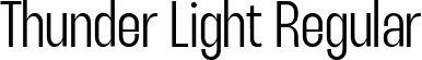 Thunder Light Regular font | Thunder-LightLC.ttf