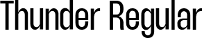 Thunder Regular font | Thunder-LC.ttf