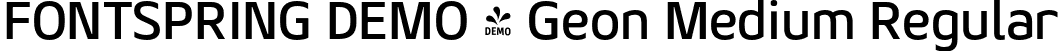 FONTSPRING DEMO - Geon Medium Regular font | Fontspring-DEMO-geon-medium.otf