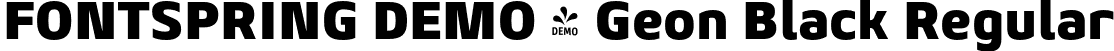 FONTSPRING DEMO - Geon Black Regular font | Fontspring-DEMO-geon-black.otf