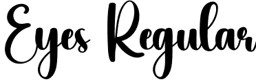 Eyes Regular font | Eyes.otf