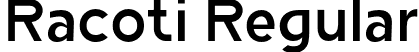 Racoti Regular font | RacotiPersonalUse-Regular.otf