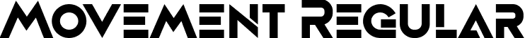 Movement Regular font | Movement.ttf