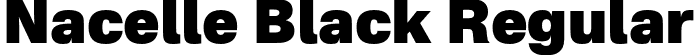 Nacelle Black Regular font | Nacelle-Black.otf